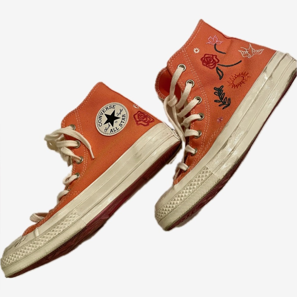 Converse Chuck 70 Summer Embroidery in color Watermelon Slushy Egret - Picture 3 of 12